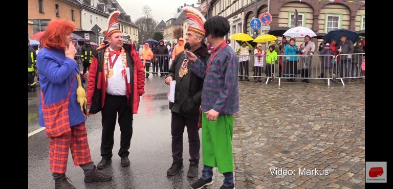 Faschingsumzug Schirgiswalde Bevor der Umzug begann