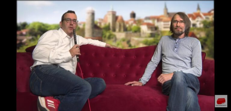 Der Puppenspieler Lutz Männel zu Gast beim Sofatalk