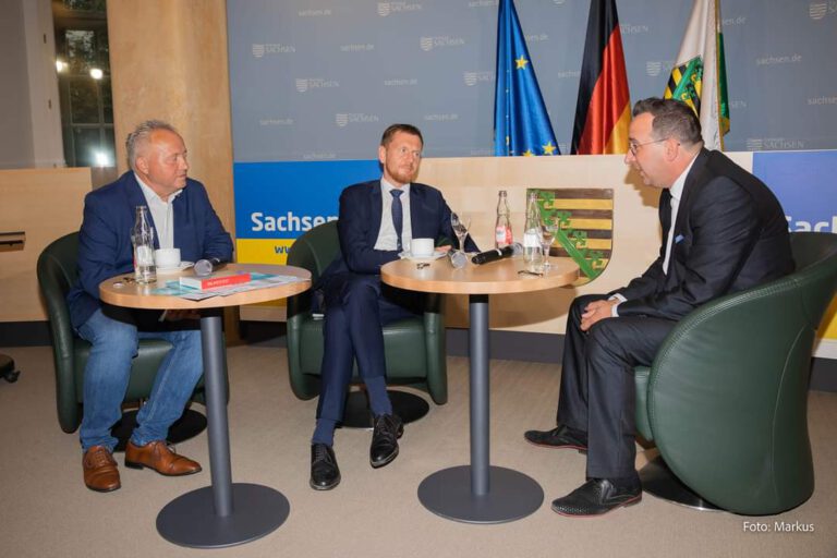 Im Sommergespräch mit dem Ministerpräsident von Sachsen Michael Kretschmer