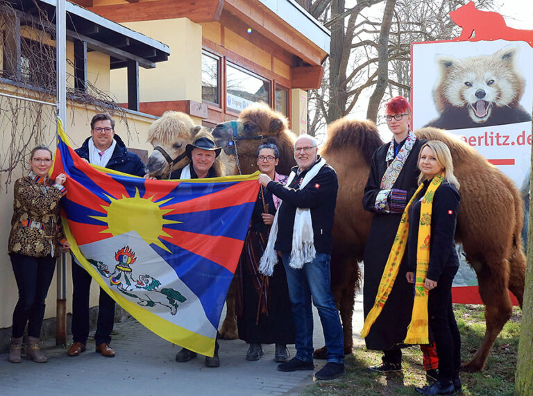 Flagge zeigen für Tibet!“ im Naturschutz Tierpark Görlitz