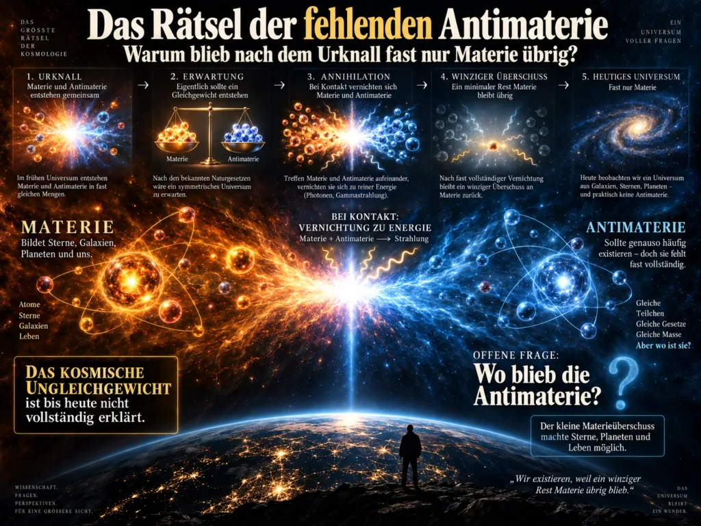 Das Rätsel der fehlenden Antimaterie