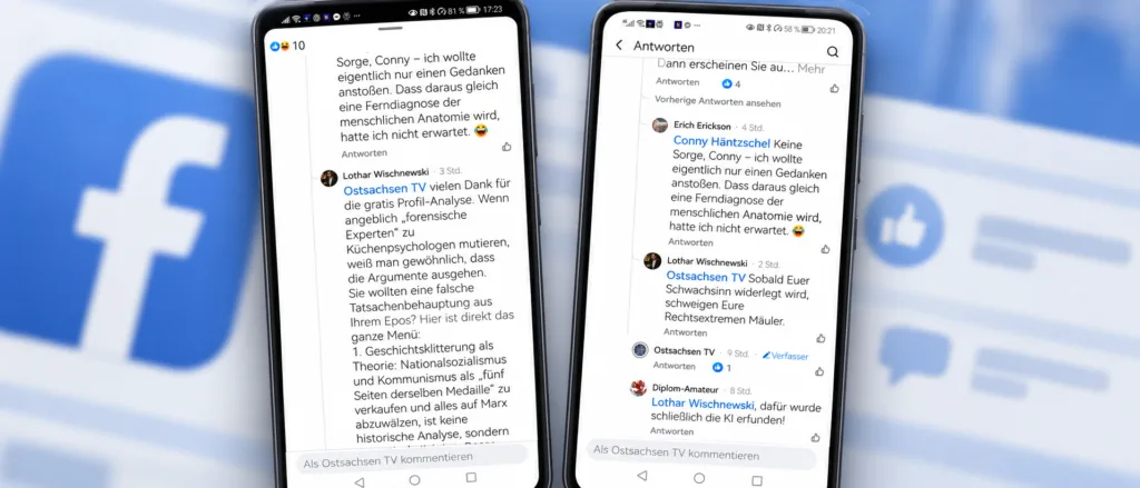 Facebook kommentare zu Kerkeling Streitschrift